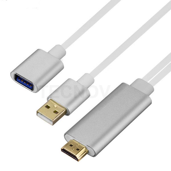 PTN NEW 3 in 1 HDMI Mirroring Cable Miracast AirPlay Mirroring HDTV - Sale Sale Carousel 1