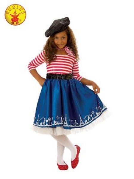 Petite Mademoiselle French Girl Costume Assorted Sizes Carousel 1