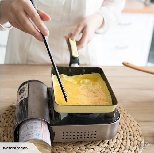 Blue Japanese Tamagoyaki Rectangle Frying Pan Carousel 2