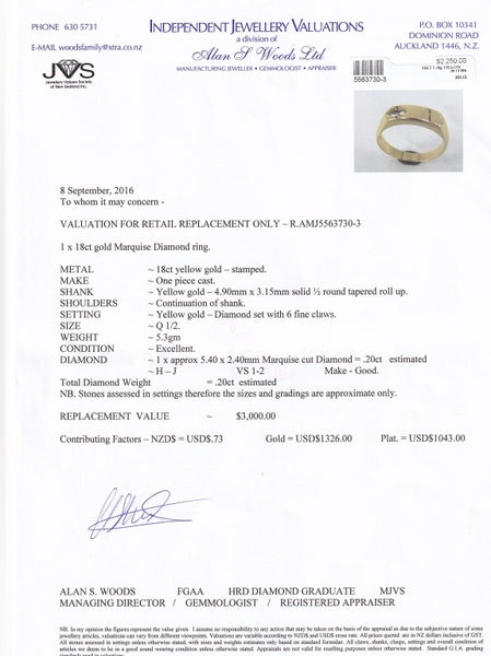Modern 0.20ct TDW Diamond Ring - $3,000 Carousel 4