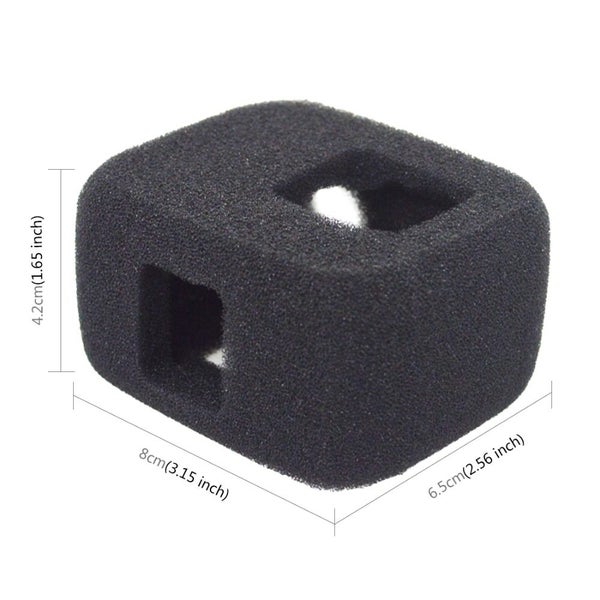 PU389 Sponge Foam Windshield Protective Housing Case Shell for GoPro Hero Carousel 6