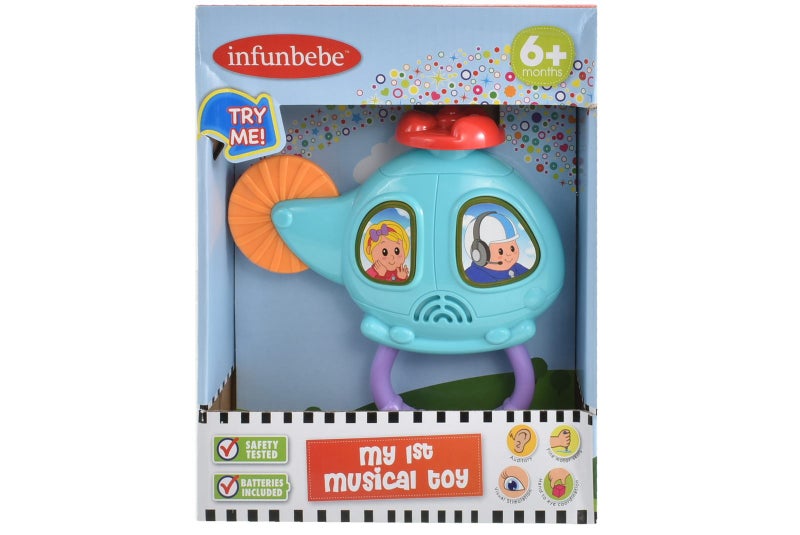Infunbebe My 1st Musical Toy Helicopter Carousel 1
