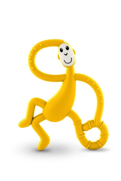Matchstick Monkey Dancing Monkey Teether - Yellow Carousel 1