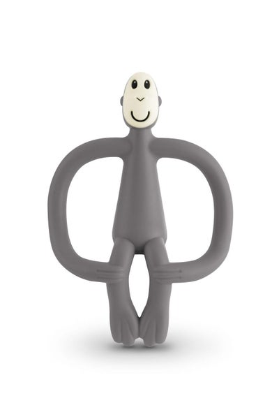Matchstick Monkey Teething Toy and Gel Applicator - Grey Carousel 1