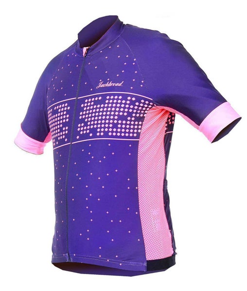 Short Sleeve Cycling Bicycle Jersey Pink M Carousel 1