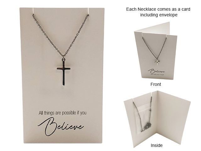 Heartfelt Jewellery - All Things Are Possible If You Believe - Plain Cross Carousel 2