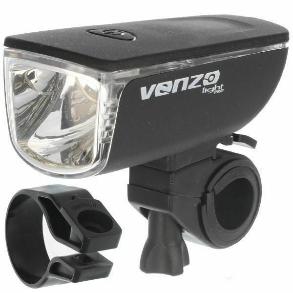 VENZO Bike Bicycle 3 Functions LED 1 Watt Front Light Carousel 1
