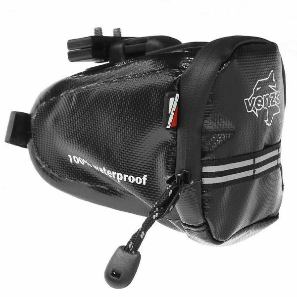 VENZO 600D Polyeste Waterproof Bike Saddle Bag Carousel 1