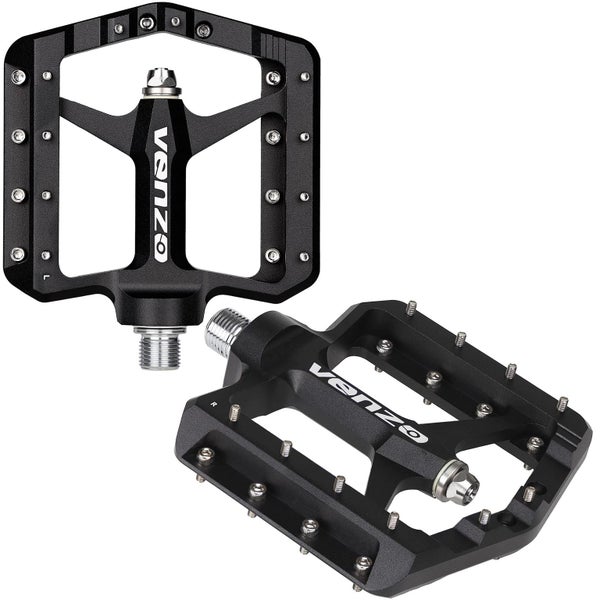 VENZO Flat Mountain BMX/MTB Bike Platform Pedals Carousel 5