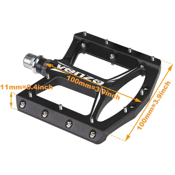 VENZO Flat Mountain BMX/MTB Bike Platform Pedals Carousel 2