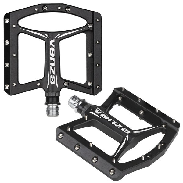 VENZO Flat Mountain BMX/MTB Bike Platform Pedals Carousel 4