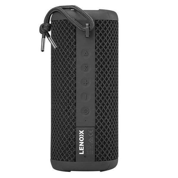 Lenoxx IPX7 Waterproof Portable Wireless Bluetooth Speaker for Smartphones Black Carousel 2