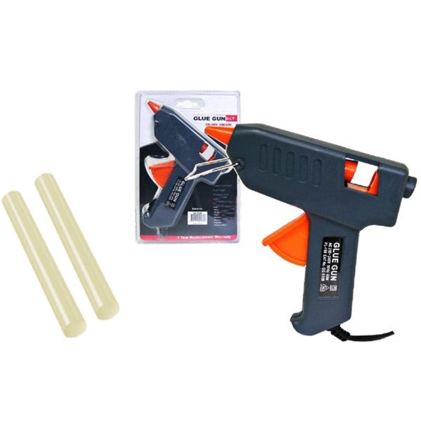 Sansai Hot Glue Gun Point Heating Melt Craft Tool Repair w 2 Gluing Sticks Carousel 1