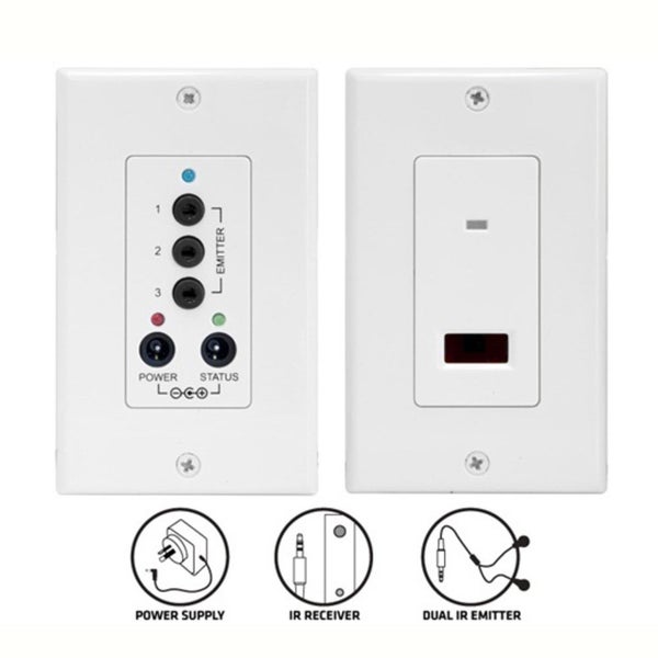 IR Wall Plates Infrared TV Remote Control Repeater Extender works w FOXTEL IQ2 Carousel 2