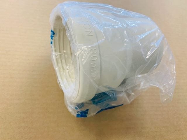 Toilet pan connector --80mm (rubber) Carousel 2