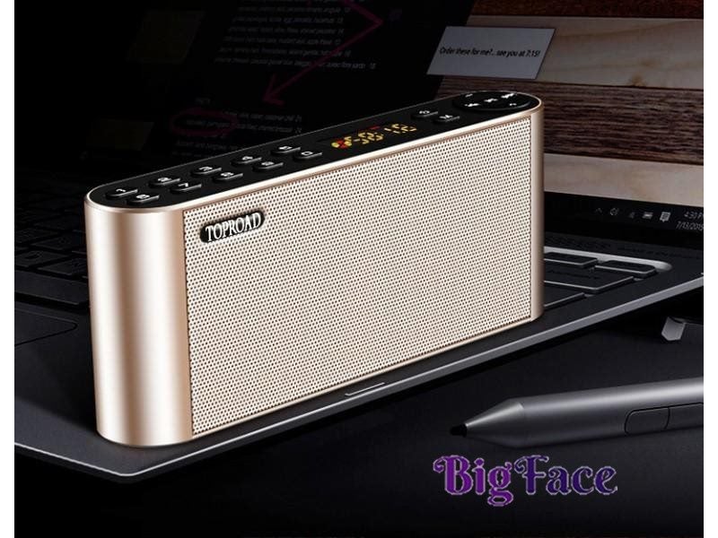 TOPROAD HIFI Bluetooth Speaker Portable Wireless Super Bass Dual Speakers Carousel 1
