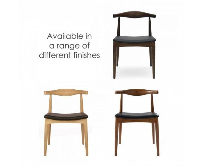 ELBOW CHAIR (black + black Genuine Leather) Carousel 2