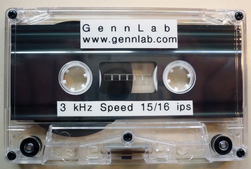 Calibration Cassette Speed 15/16" 2.38cm/sec 3kHz Carousel 1