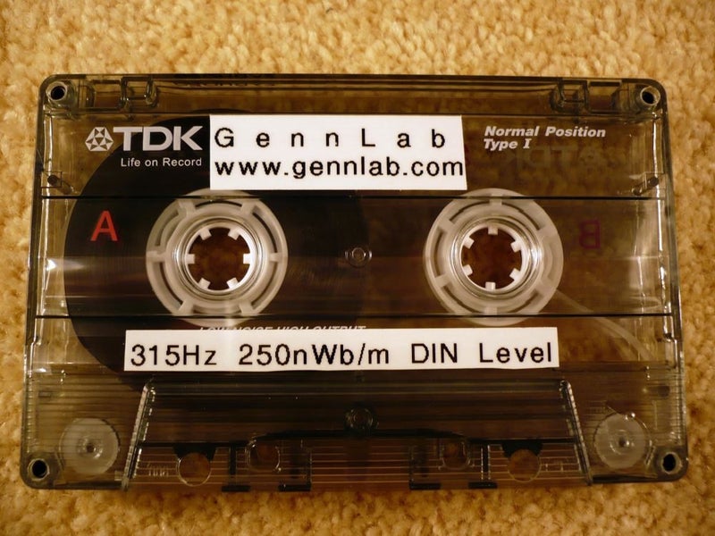 Calibration Cas DIN "0 dB VU" Level 315Hz 250nWb/m Carousel 1