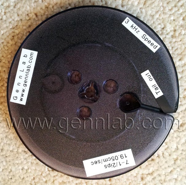 GennLab Speed Calibration Tape Carousel 1