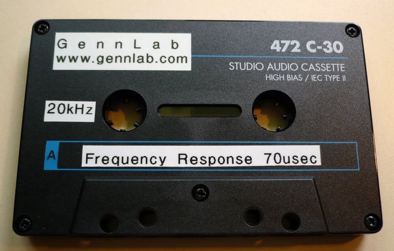 Calibration Cassette Frequency Response 20kHz 70us Carousel 1
