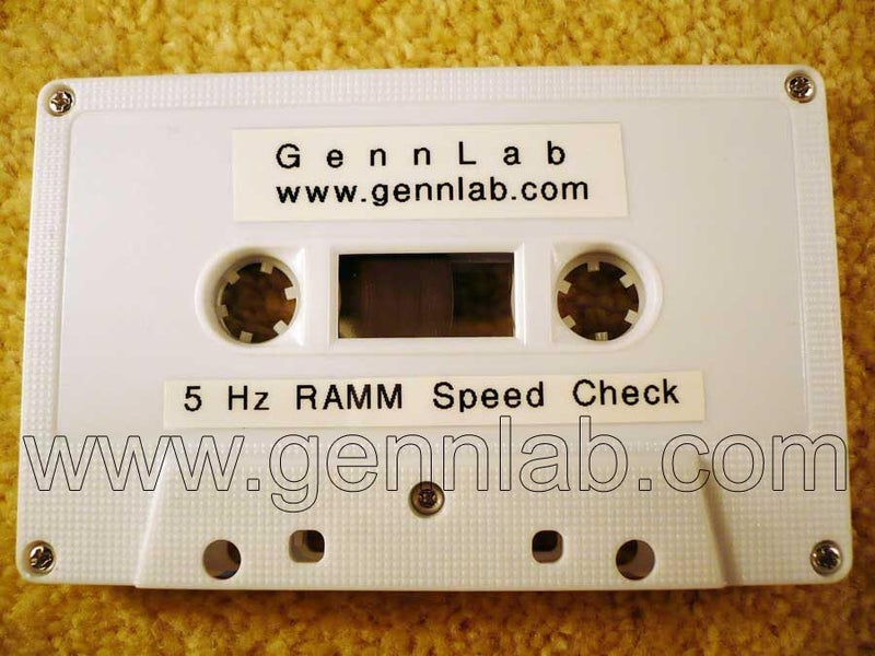 Calibration Cassette 5 Hz RAMM Speed Check Carousel 1