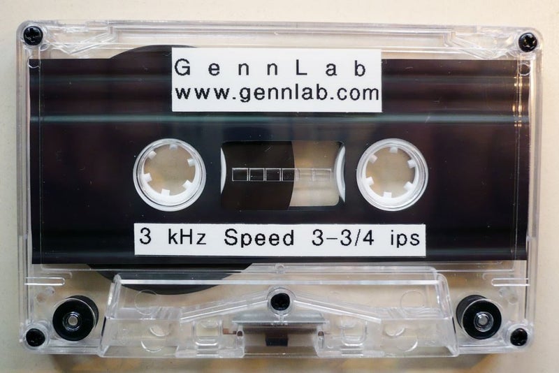Calibration Cassette Speed 3-3/4" 9.53 cm/sec 3kHz Carousel 1