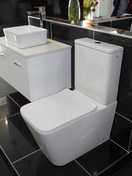 Luxury Square Ceramic Back to Wall Toilet Carousel 2