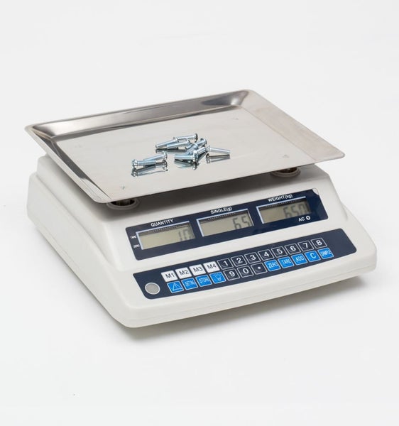 Digital Counting Scales - 15kg capacity 0.5 gm Precision Carousel 2
