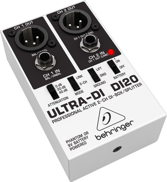 Behringer DI Box Active 2-Ch w/FX/Splitter Carousel 1