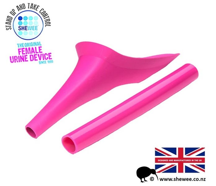 SHE WEE FLEXI - PINK Female Urination Device - Girls Pee Standing Up! Carousel 1