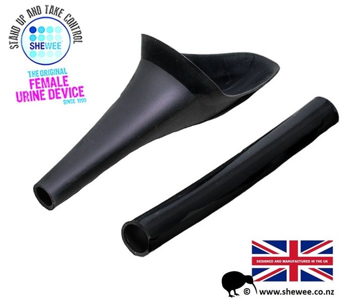 GENUINE SHEWEE FLEXI - Black - Female Urination Device - Girls Pee Standing Up! Carousel 1