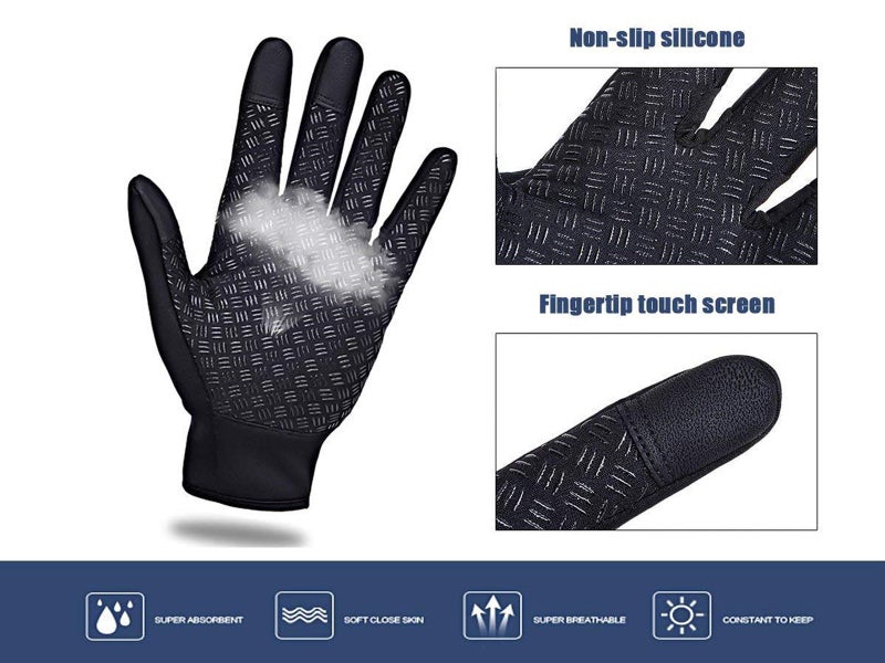 Waterproof Touchscreen Gloves for Outdoor Sports Cycling Motorcycle etc (L)62986993636225112