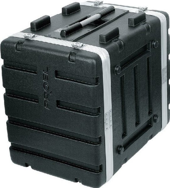 FOABSR8U :: Proel ABS 19" Rack Case 8U 2 Lids Usable Depth 420mm Carousel 1