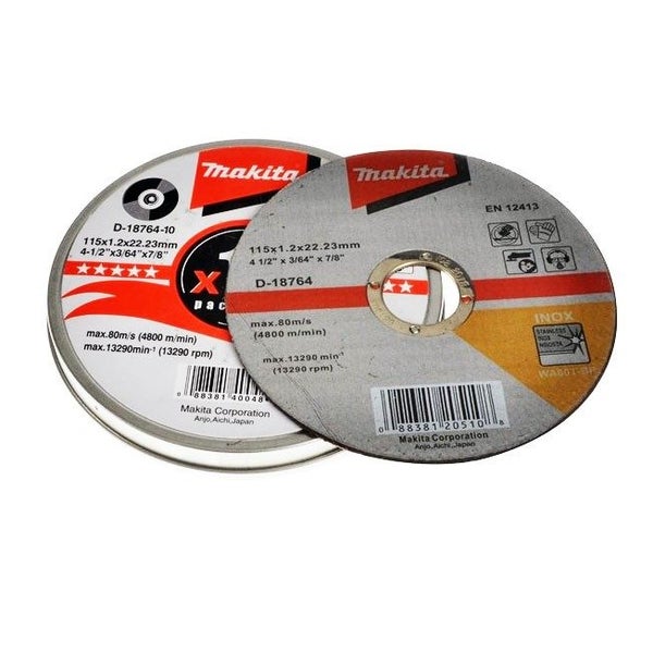 Makita D-65953 Cut Off Disc 115mm x 1mm 10pcs Carousel 1