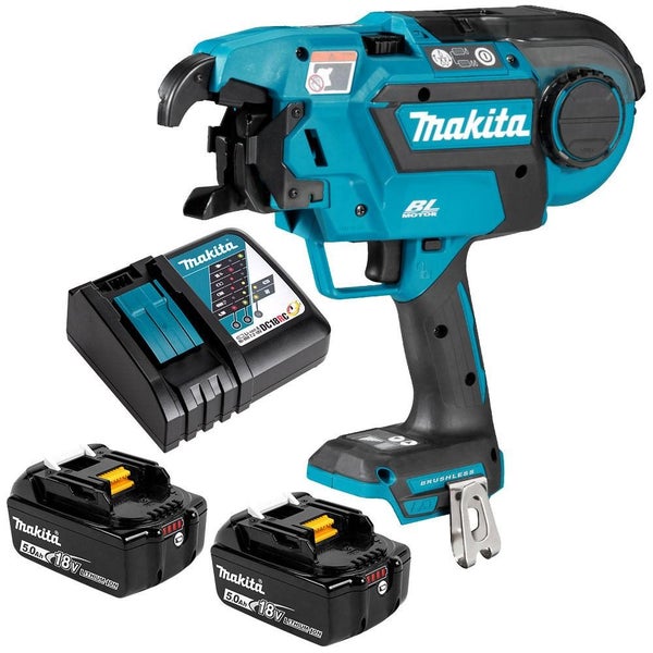 Makita 18V Cordless Brushless Rebar Tying Tool - Complete Kit DTR180RTX1 Carousel 1