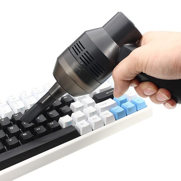 Portable USB Mini Vacuum Cleaner Cuter Keyboard Dust Cleaning Brush Handheld Carousel 1