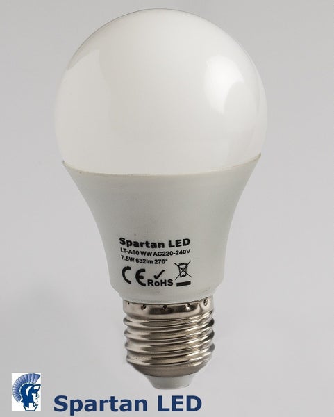Bulk Package! 10 x A60 LED Bulbs, Cool White, Screw Fitting, 7.5 watt Carousel 2