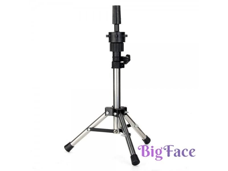 Adjustable Wig Tripod Stand Hair Mannequin Training Head Holder Mini Carousel 1