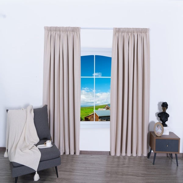 Curtain, Ready made curtain, Thermal curtain, Self lined, FN 80% Blockout Carousel 1