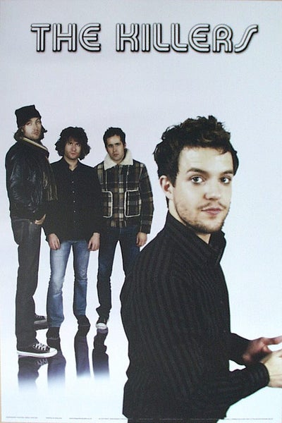 The Killers - group b&w Laminated Poster Carousel 1