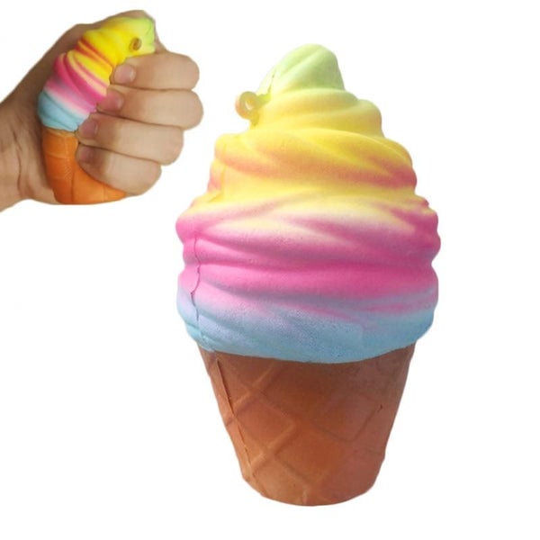2PCS Ice Cream Soft Slow Rising Squeeze Toys Interesting Squishy Antistress Carousel 1