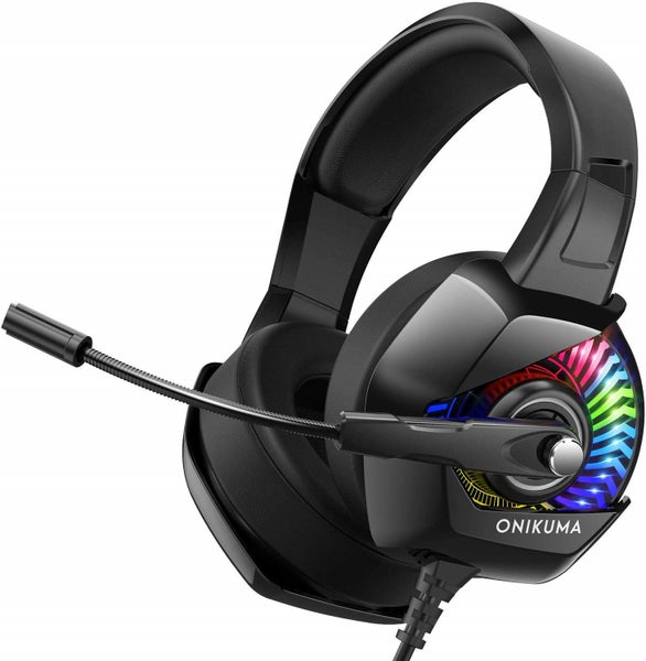 4D Gaiming Headset Noise Cancelling Bass Surround Sound 16.8 Million RGB Backlit Carousel 1