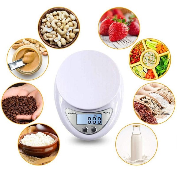 5kg/1g Kitchen Scales Foods Balance Measuring Weighing Jewelry Medicine Scales Carousel 2