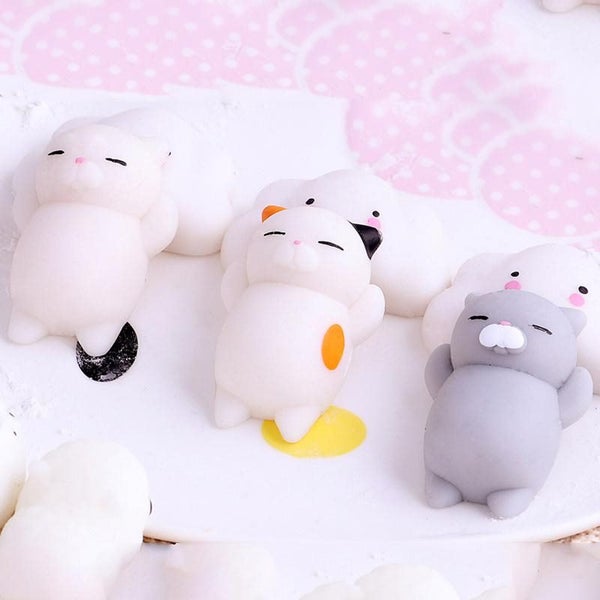 5PCS Squishy Stress Relief Toys Hand Squeeze Novelty Joke Rising Anti-stress Carousel 1