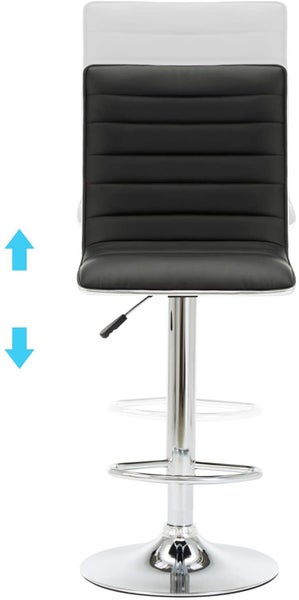 Breakfast Bar Stool X 4 White Colour Carousel 2