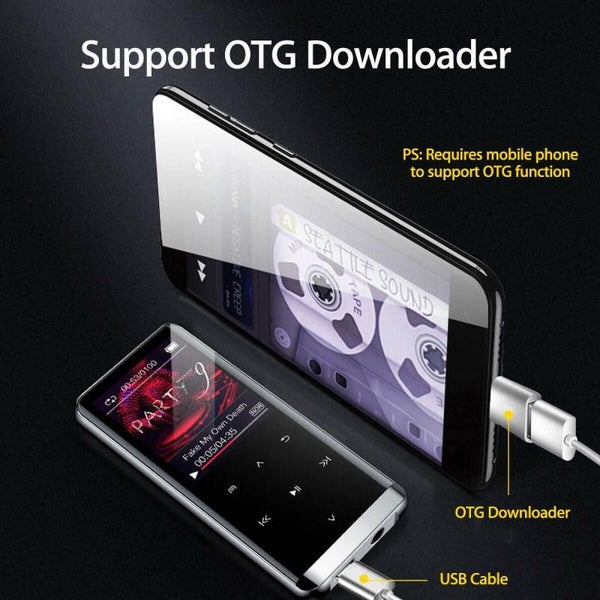 Bluetooth MP3 Player HIFI Sport Music Speakers MP4 Media FM Radio Recorder 16GB Carousel 5