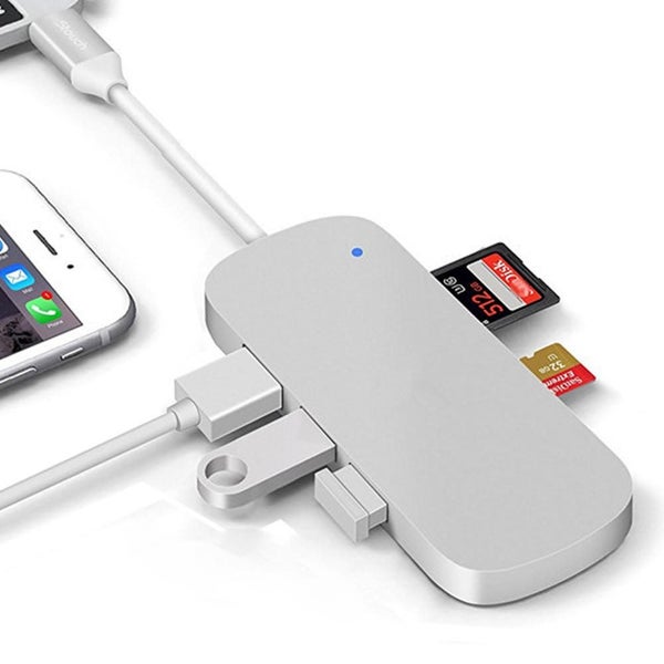 Card Reader Adapter For Huawei P20 Pro SD 5 In1 USB Hub Type-C To USB 3.0 HUB Carousel 1