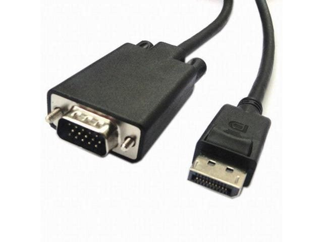 DisplayPort DP Male to VGA Male Converter Adapter Cable Black for ATI HP DELL Carousel 1