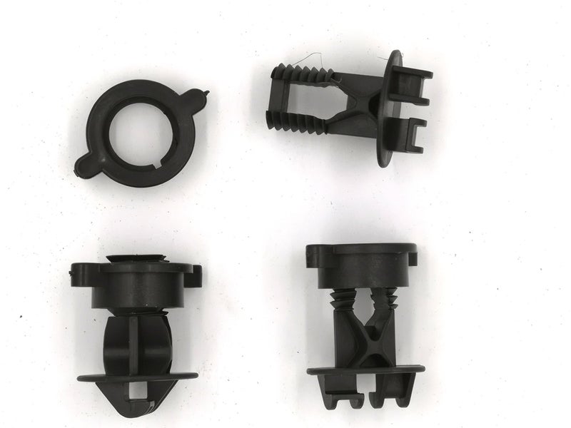 25pc of CLAW INSULATOR FOR RODS ** SLIDE ON AND SCREW UP ** FITS UP TO 13MM ROD Carousel 1